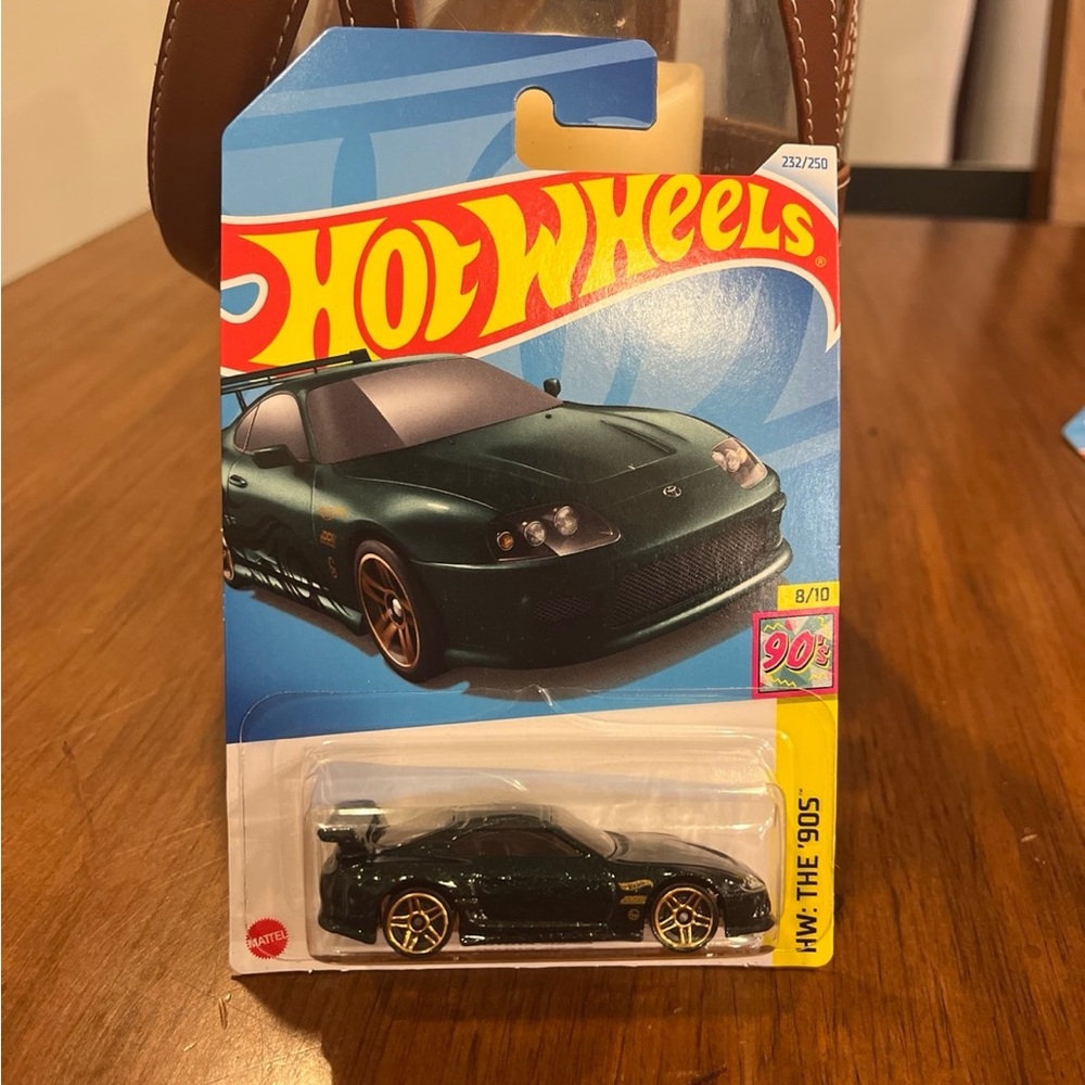 Hot Wheels Toyota Supra toy car new 1/64 Mattel green